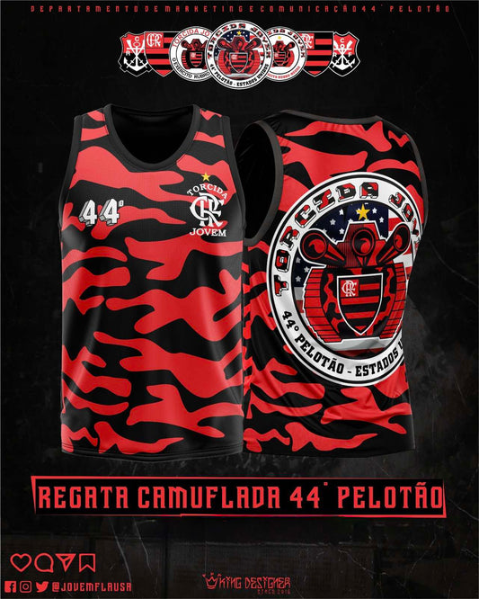 Camiseta Camuflada 44º Pelotão - Original Jovem Fla USA